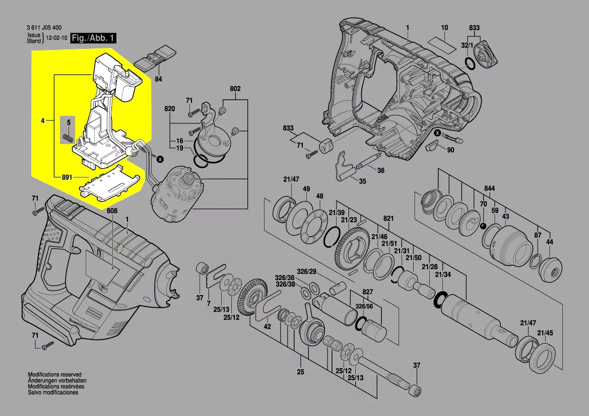 Module électronique / variateur réf. 1 607 233 412 Bosch
